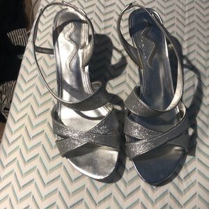 Silver heels